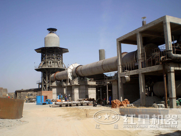回转窑生产现场 回转窑生产现场